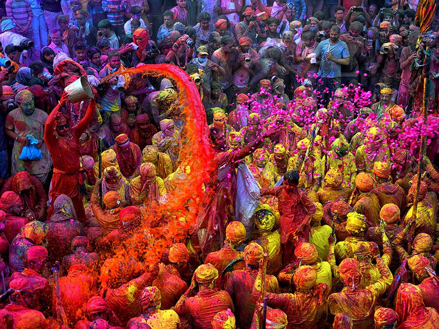 Hindu-Holi-Festival-Mathura-Uttar-Pradesh-India